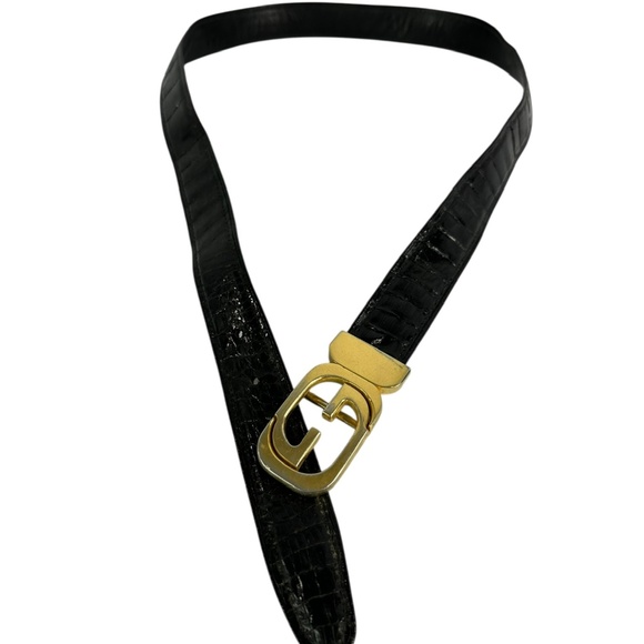 Genuine Vintage GUCCI GG Logo Gold Buckle Made In Italy Authenticated - Picture 7 of 14